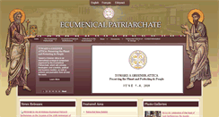 Desktop Screenshot of patriarchate.org