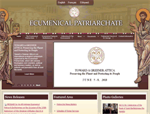 Tablet Screenshot of patriarchate.org
